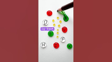 Nối giọt nước theo thứ tự từ A đến K- Thử xem nào! #shorts #quiz #iqtest #gaming #drawing #line