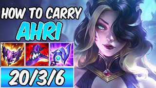 DIAMOND AHRI SHOWS HOW TO CARRY HIGH ELO WITH FULL BURST | Best Build & Runes | League of Legends