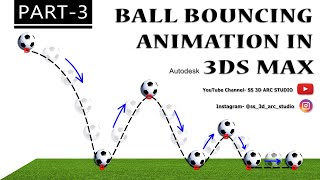 BALL BOUNCING ANIMATION in 3Ds Max [ PART- 3 ] By: 'SS 3D ARC STUDIO, PUNE'