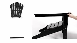 JiffyPoint Traditional Adirondack Chair Assemble step