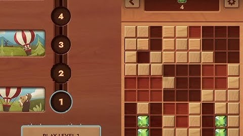 Woodoku Wood Block Puzzle - Journey - Level 1 And Level 2