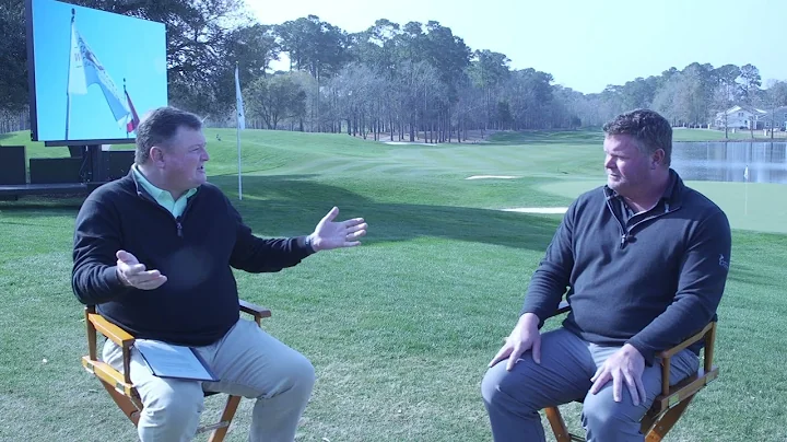 Charlie Rymer at the 2022 Dustin Johnson World Jun...