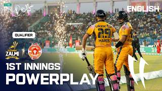 1st Innings Powerplay | Peshawar vs Islamabad | English | Qualifier | Match 41 | HBL PSL 11 | MZB1K