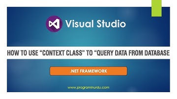 C# in Urdu and Hindi - How to Use Entity Framework Context Class To Query Data from Database