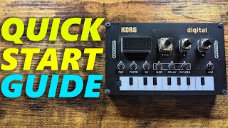 NTS-1 Beginner&#39;s Quick Start Guide