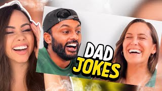 Dad Jokes | Don't laugh Challenge 😂#5 | Bunnymon REACTS