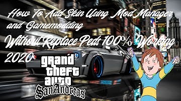 How To Add Custom Skin Using Modmanager Without replace peds 100% Working 2020 Easy