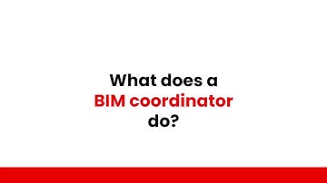what does a BIM coordinator do?