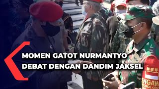 Detik-Detik Gatot Nurmantyo Bersitegang dengan Dandim Jaksel di TMP Kalibata