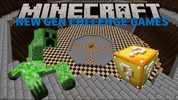 Minecraft: NEW GEM MUTANT CREEPER CHALLENGE GAMES - LUCKY BLOCK MOD - Modded Mini-Game