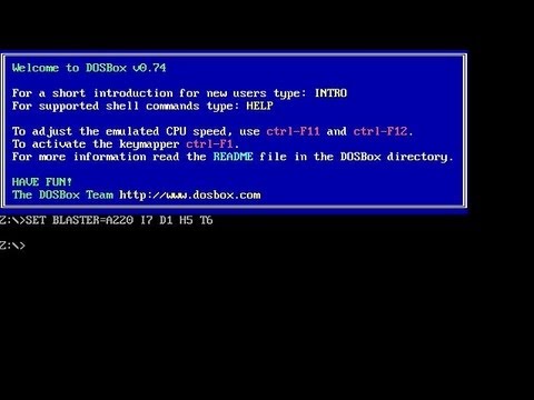 Come avviare vecchi giochi DOS sul pc con DOSBox - Tutorial ITA