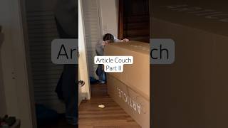 Famous ✨ I haven't tried poly and bark but we are obsessed with #newcouch #leathercouch #article Profile