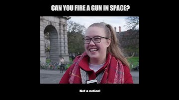 Can you fire a gun in space
