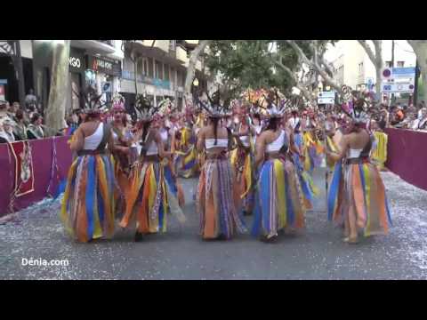 Carrozas Dénia 2017: Falla Baix la Mar "Els Colors d'Àsia" & "Animàlia"