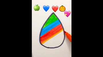 🍏💙♥️🎃💖satisfying creative drawing #art #satisfyingvideo #satisfying #video #viral #creative #shorts