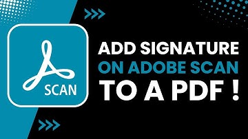 How to Add Signature in PDF on Adobe Scan !