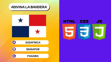 Juego QUIZ: HTML, CSS y JAVASCRIPT (Temática: Adivina la bandera)