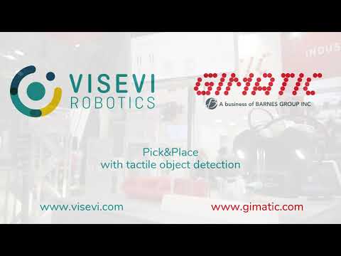 ViseGrip: Pick&Place with tactile object detection