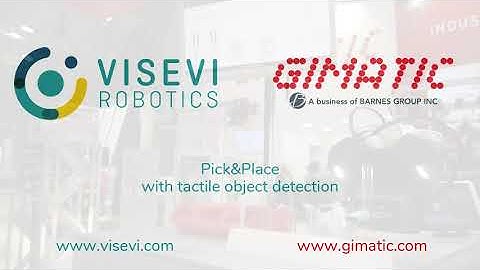 ViseGrip: Pick&Place with tactile object detection