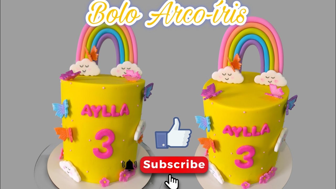 Bolo Arco-íris 