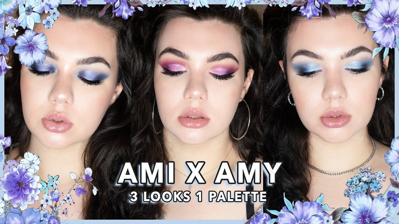 AMI HEARTS BEAUTY x AMY LOVES MAKEUP ALMA PALETTE | 3 LOOKS 1 PALETTE & REVEIW