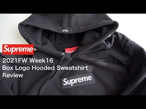 XLarge】Supreme 2021FW week16 Box Logo Hooded Sweatshrit review