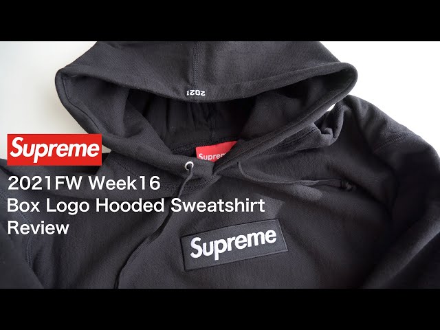 【XLarge】Supreme 2021FW week16 Box Logo Hooded Sweatshrit