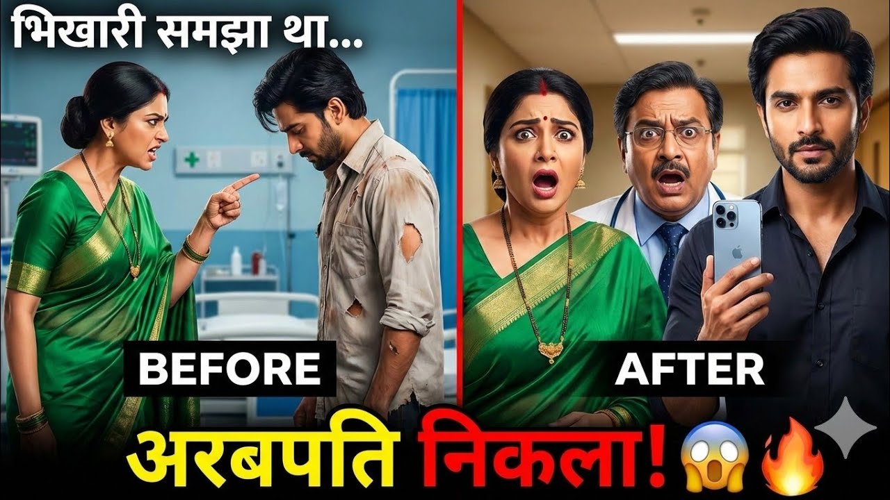 अरबपति को भिखारी समझकर अस्पताल से निकाला… 1 मिनट में घमंड टूटा, होश उड़ गए! 😱 | Instant Karma