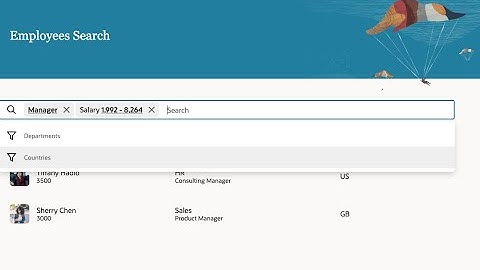 Using the Redwood Smart Search Component in Visual Builder