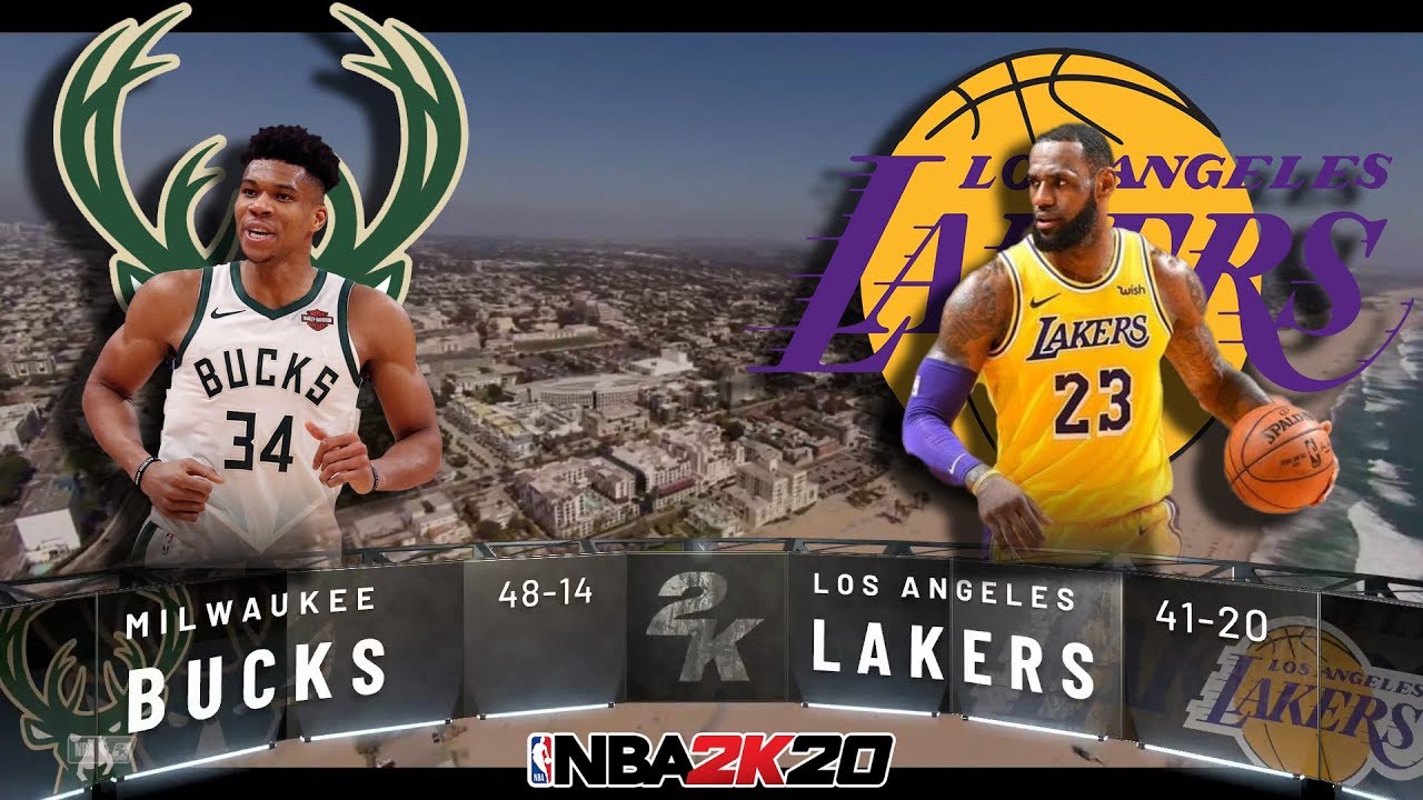 BUCKS LAKERS NBA 2K20 Gameplay 3/6/2020 YouTube
