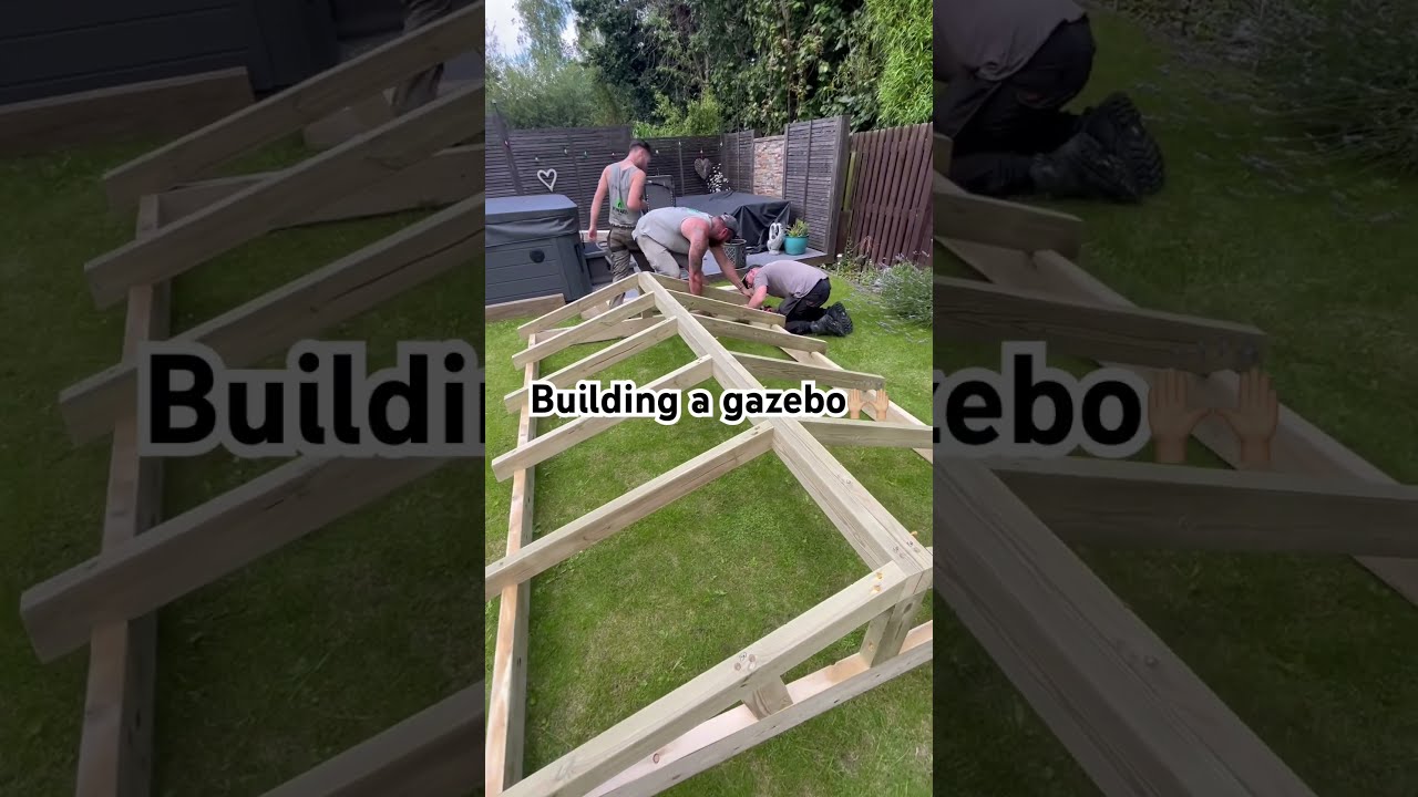 Build A Gazebo With Us Builder Timber Wood Woodworking Powertools
