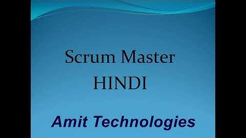 Who is Scrum Master and what is Scrum Master Role in Agile-Tutorial in Hindi By Amit Goyal