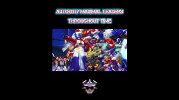 Transformers Leadership Throughout Time #transformers #transformers40 #autobots #decepticons