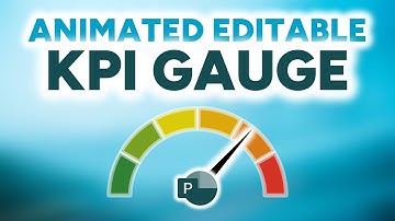 How to add ANIMATED and EDITABLE KPI Gauge Charts in PowerPoint!