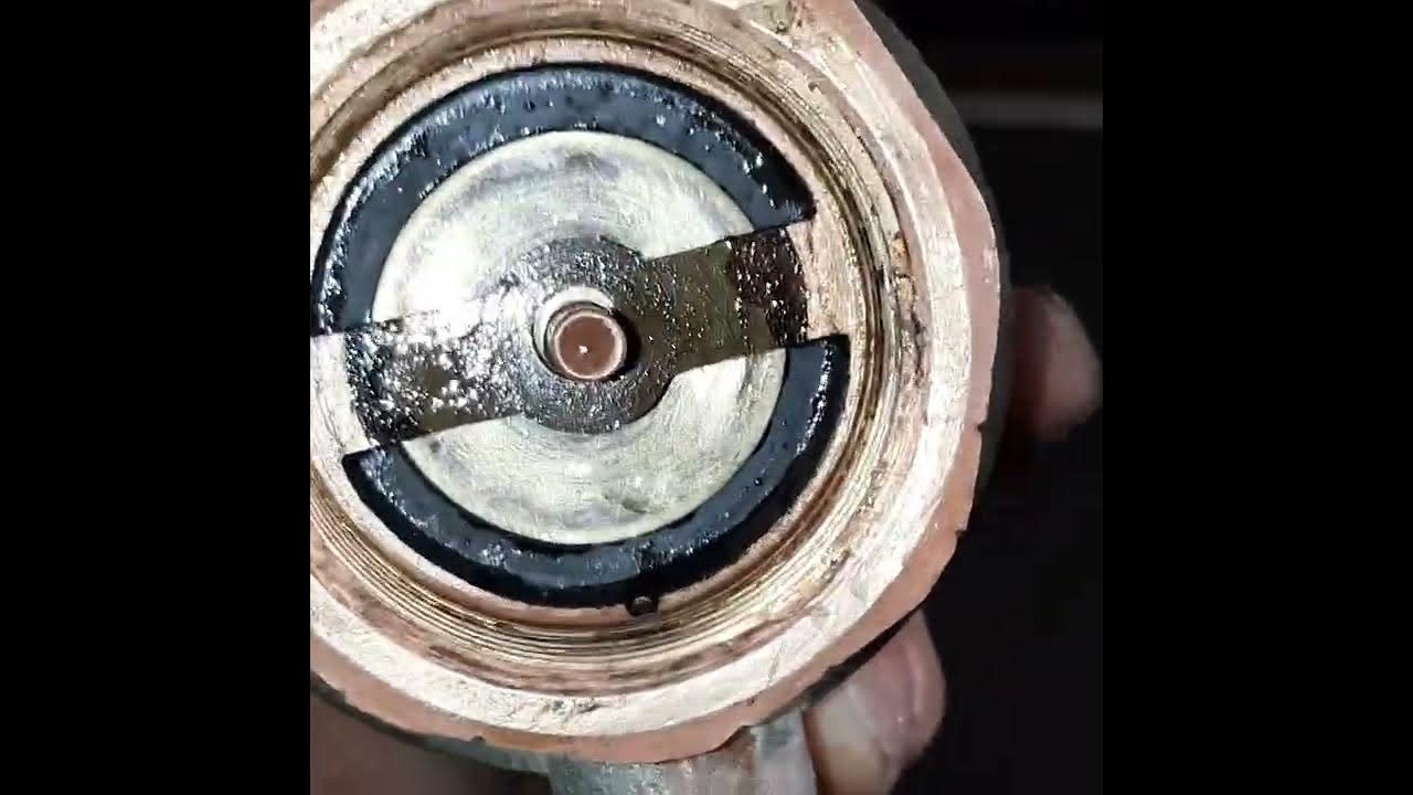 Rückschlagventil 1 1/4 " zerlegt, gereinigt und Einbau ohne Druckfeder zum testen.. YouTube