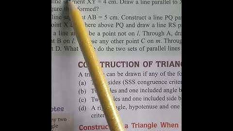 Grade 7 Ch - 14(Practical Geometry) Exercise 14.1