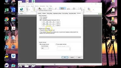 Setting up LanSchool