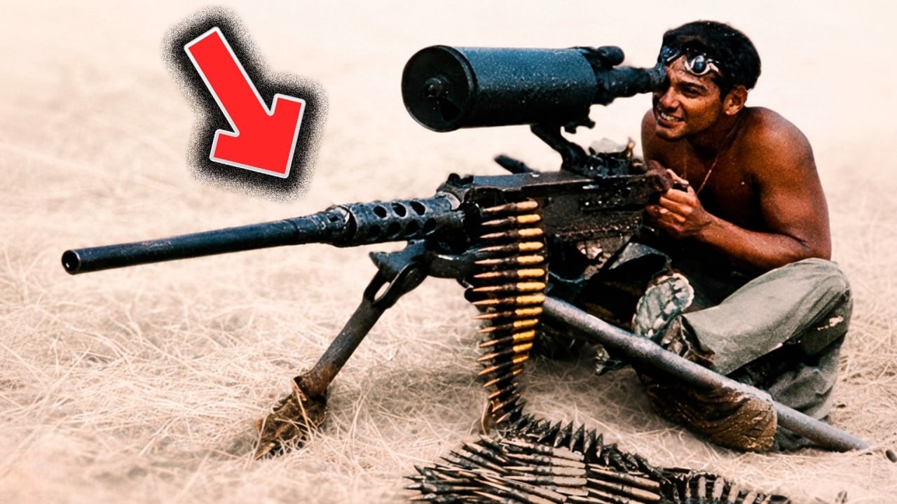 Die Schrecken Der .50 Cal MG Schützen Im Brutalen Gefecht