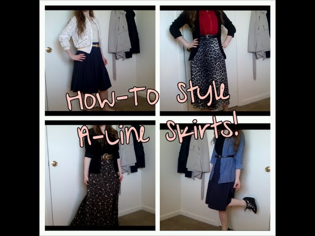 How-To: Style An A-Line Skirt 