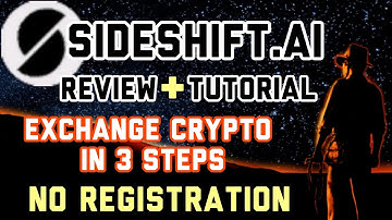 Sideshift.ai REVIEW - no registration CRYPTO EXCHANGE