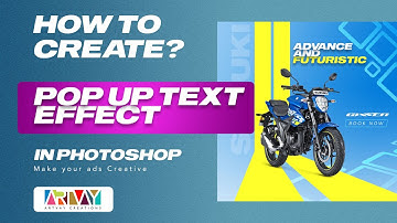 How to Create Text Popup effect in Photoshop (easy typography)