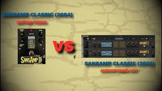 SANSAMP CLASSIC TECH21 NYC (GUITAR PEDAL) VS SANSAMP CLASSIC