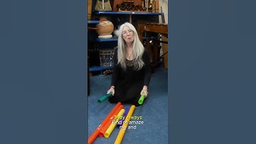Thumbnail of Evelyn Improvising with Boomwhackers...