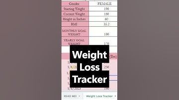Weight Loss Tracking Spreadsheet, Weight Loss Tracking Excel Sheet, Weight Loss Tracker Excel Sheet
