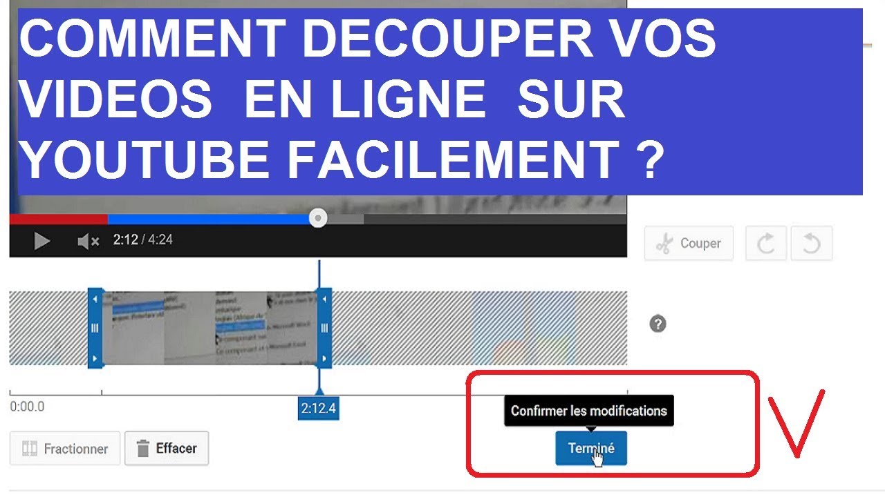 YOUTUBE COMMENT DECOUPER UNE VIDEO AVEC YOUTUBE VIDEO EDITOR - YouTube