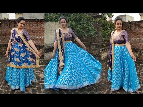 Comment calculer et couper Anarkali Kaliya ou panneaux