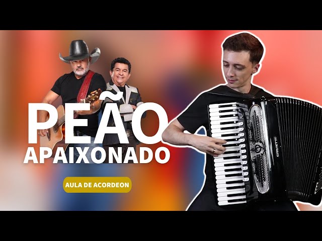 Como tocar Peão Apaixonado - RioNegro e Solimões no Acordeon