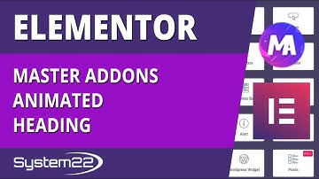 Elementor Master Addons Animated Heading 👈