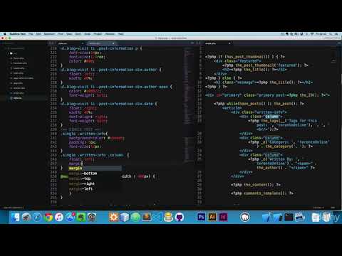 155 Styling our single php file with CSS