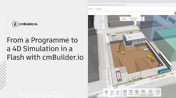From a Programme to a 4D Simulation in a Flash with cmBuilder.io